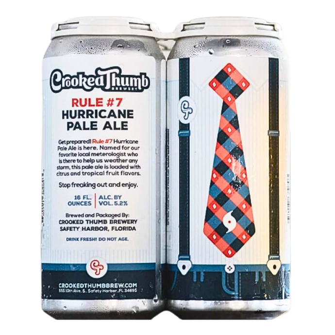 Crooked Thumb Rule #7 Pale Ale  4pk Cn