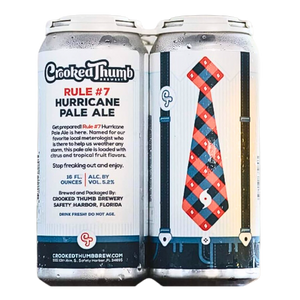 Crooked Thumb Rule #7 Pale Ale  4pk Cn