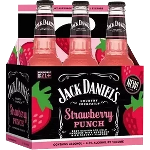 Jack Daniels Strawberry Punch  6Pk Btl