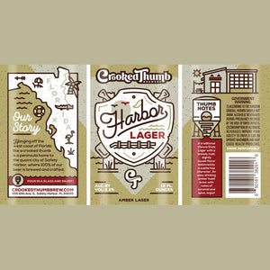 Crooked Thumb Harbor Lager  6pk Cn