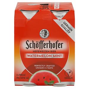 Schofferhofer Watermelon Mint  4pk Cn