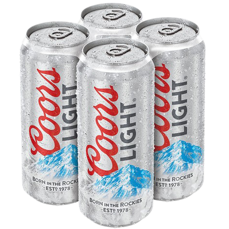 Coors Light  4pk Cn