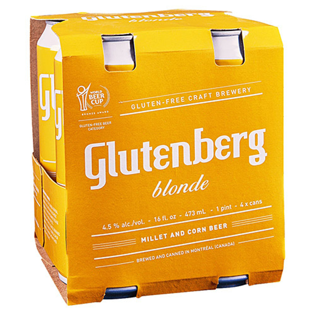Glutenberg Blonde Ale  4pk Cn