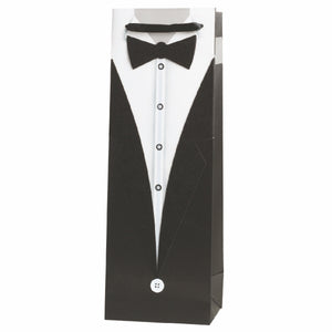 True Tuxedo Dot Double Wine Bag