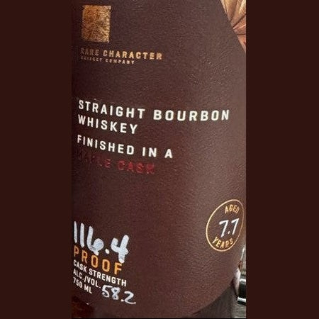 Rare Character Straight Rye Maple Cask 117.06 Pr
