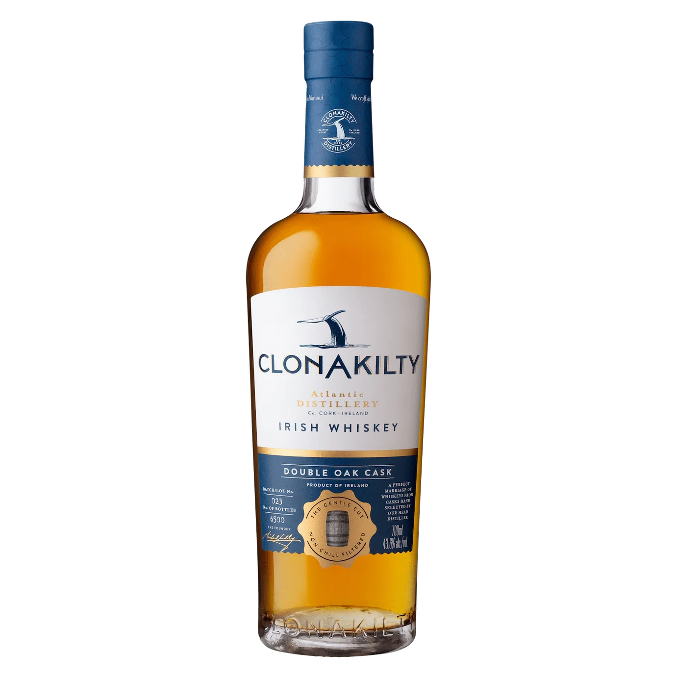Clonakilty Double Oak Cask Irish Whiskey