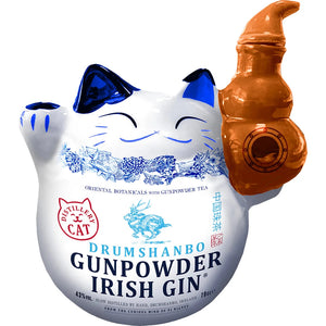 Drumshanbo Gunpowder Irish Gin Ceramic Cat