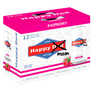 Happy Dad Seltzer Happy Mom Raspberry