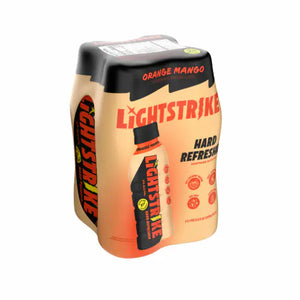 Lightstrike Hard Refresher Orange Mango  4pk Btl