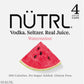 Nutrl Watermelon Vodka Seltzer  4pk Cn