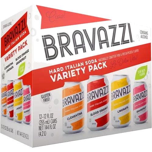Bravazzi Citrus Collection Hard Italian Soda