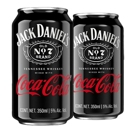 Jack Daniels & Coca Cola 4pk Can