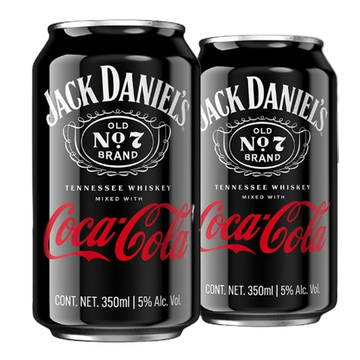 Jack Daniels & Coca Cola 4pk Can