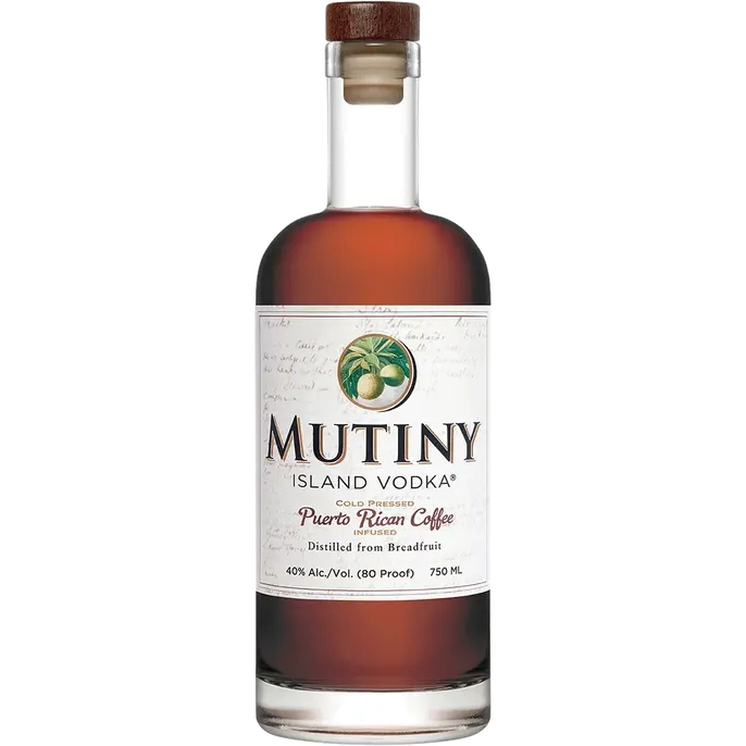 Mutiny Island Puerto Rican Coffee Vodka