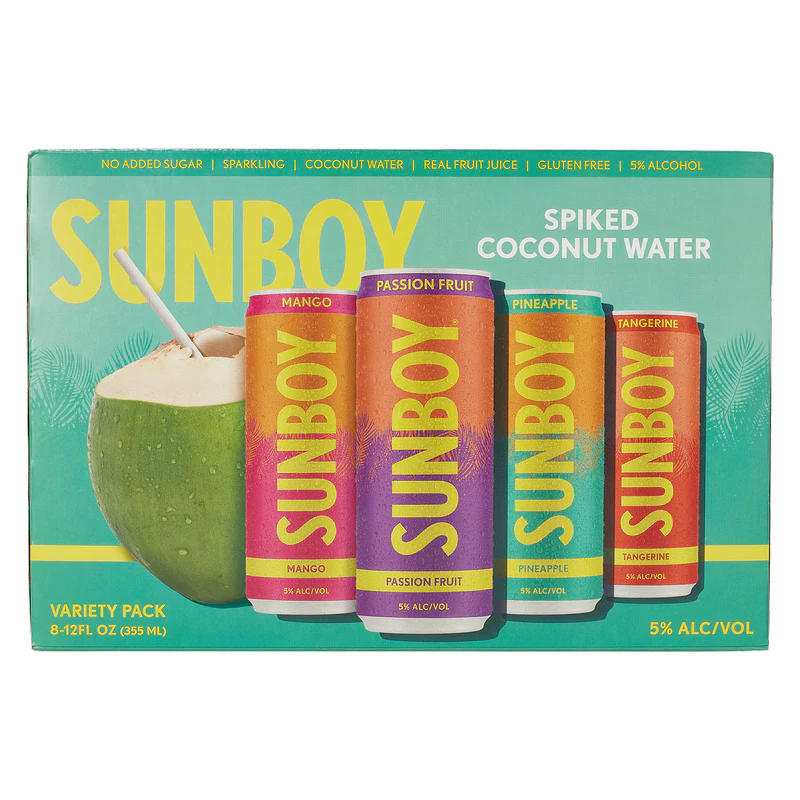 Sunboy Spiked Coconut Water Classic Variety 8pk