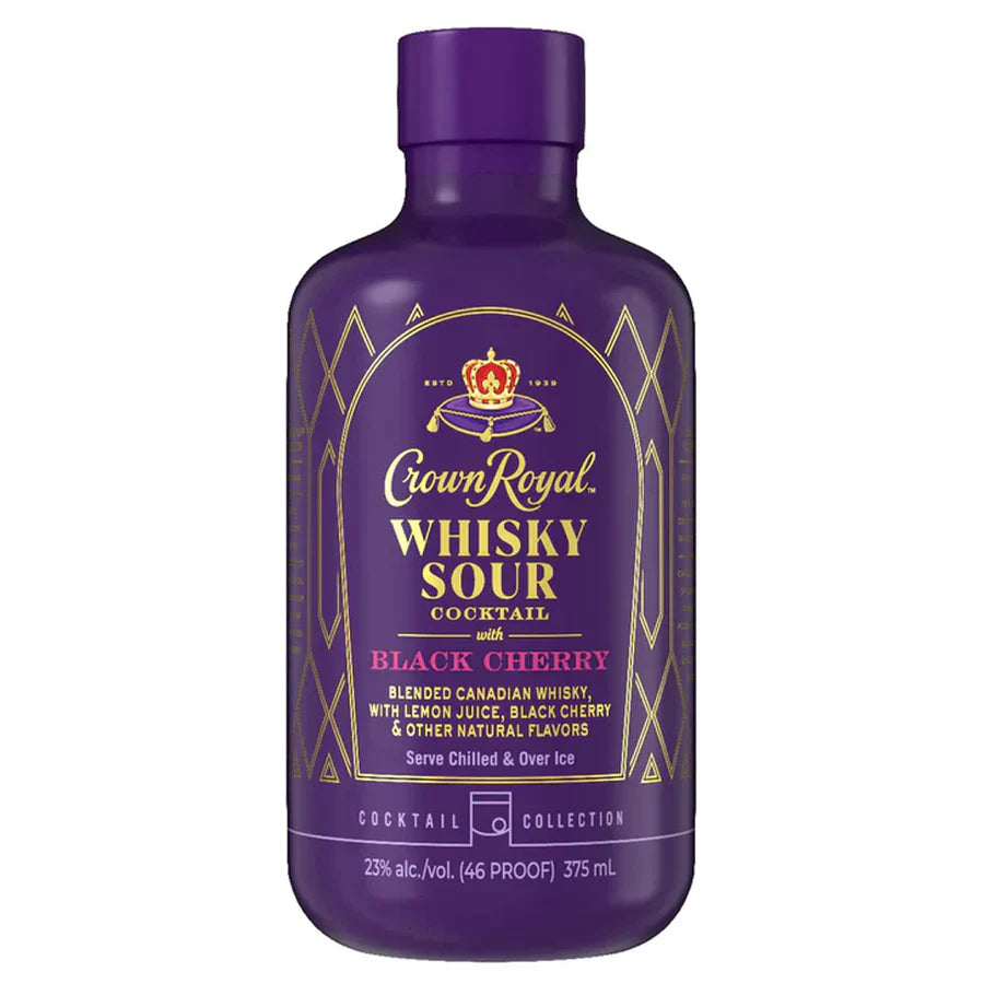 Crown Royal Black Cherry Whisky Sour Cocktail
