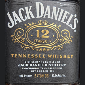 Jack Daniels 12Yr Batch 3