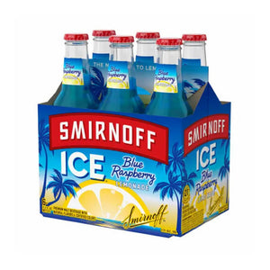Smirnoff Ice Blue Raspberry  6Pk Btl