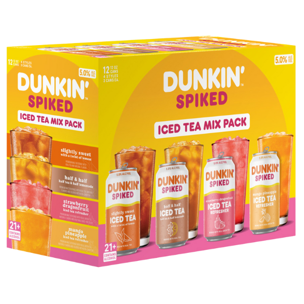 Dunkin Spiked Iced Tea Mix Pack  12pk Cn