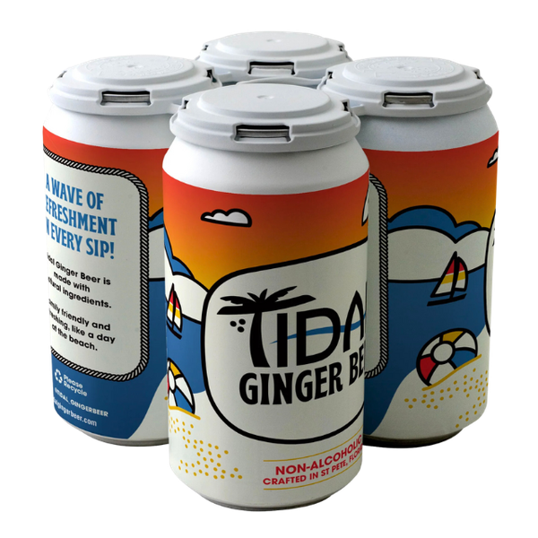 Tidal Ginger Beer  4pk Cn