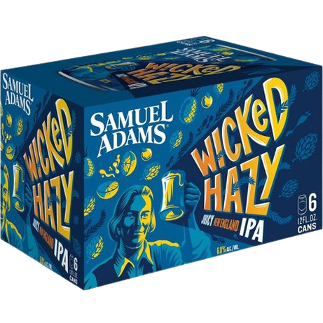 Sam Adams Wicked Hazy NEIPA  6pk Cn
