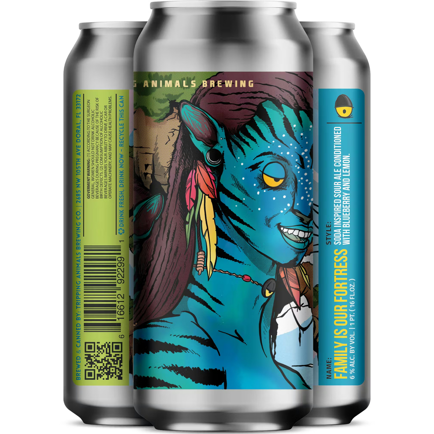 Tripping Animals Family Is Our Fortress Sour