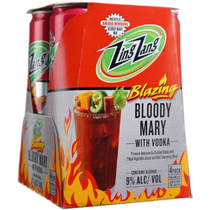 Zing Zang Blazing Bloody Mary With Vodka 4pk Cn