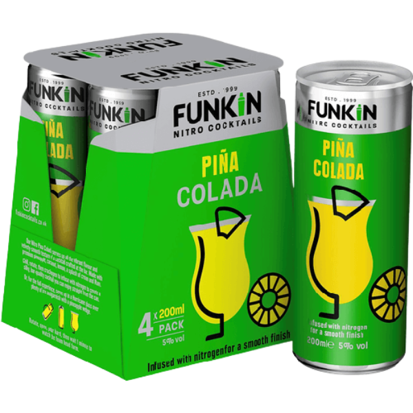 Funkin Cocktails Nitro Pina Colada 4pk