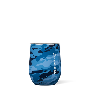 Corkcicle Stemless Vineyard Vines Blue Camo 12oz