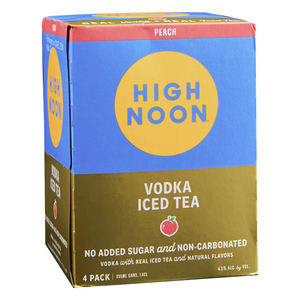 High Noon Vodka Peach Iced Tea  12oz Can