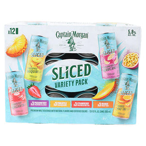 Captain Morgan Sliced Cocktail Variety Pack  12pk Cn