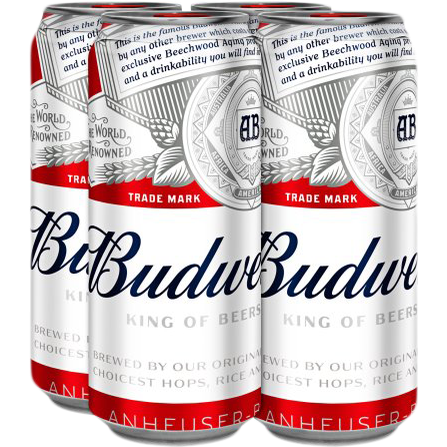 Budweiser  4pk Cn