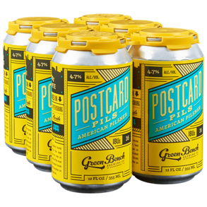 Green Bench Postcard Pils  6pk Cn