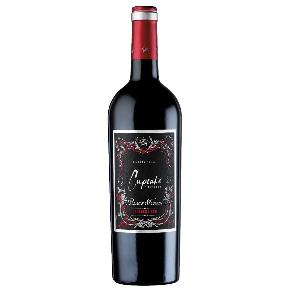 Cupcake Black Forest Decadent Red