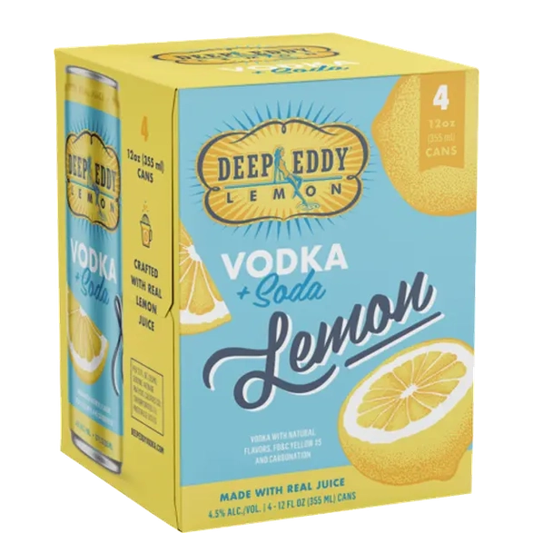 Deep Eddy Lemon Vodka Soda   Cn