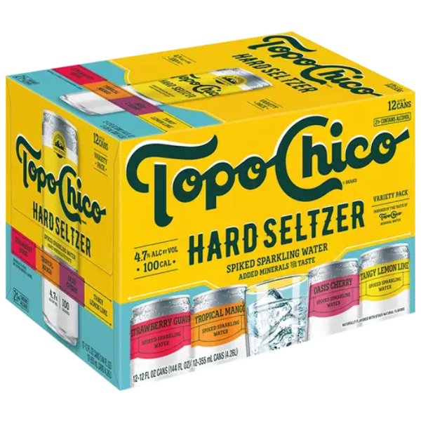 Topo Chico Variety Hard Seltzer  12pk Cn