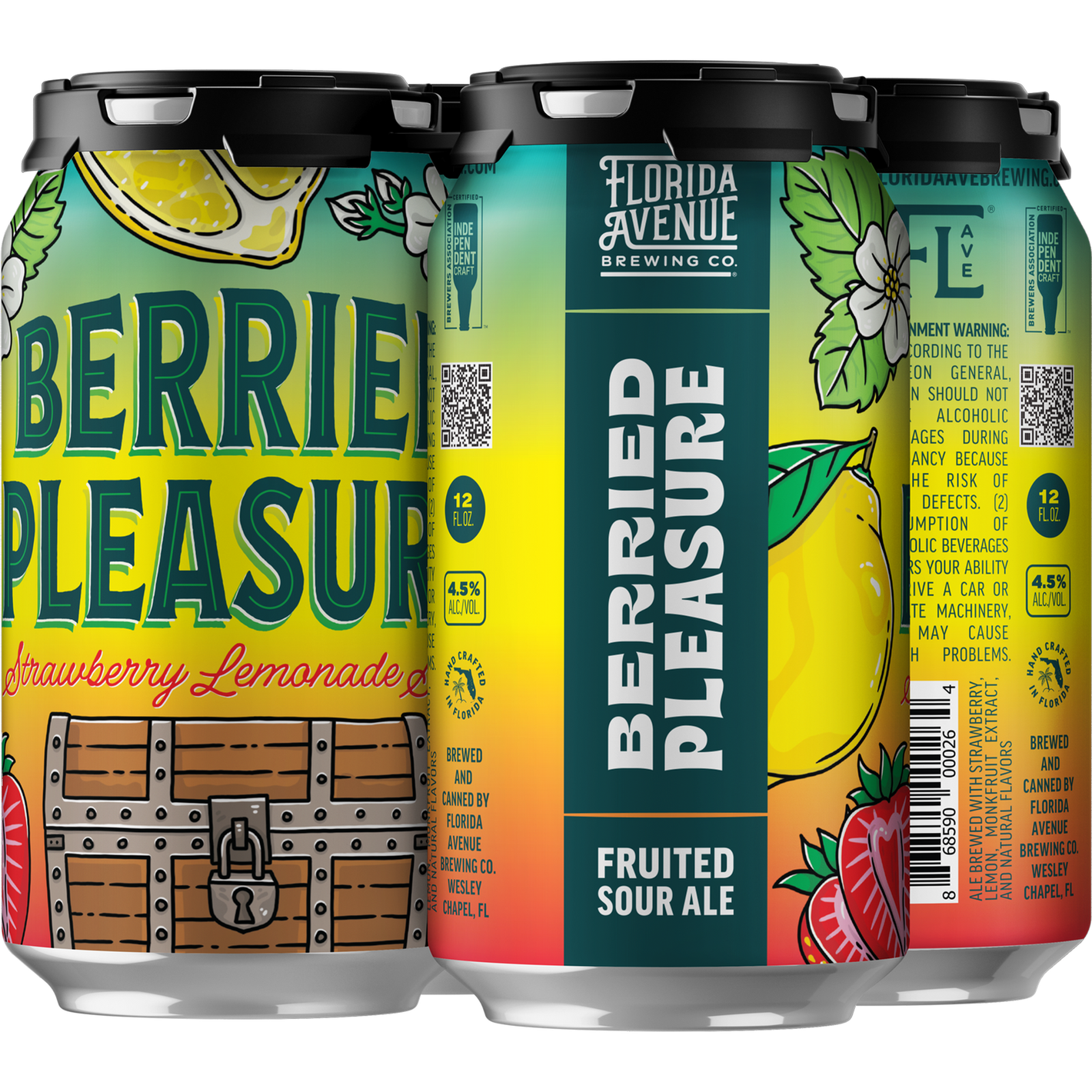 Florida Avenue Konga Krush Sour  4pk Cn