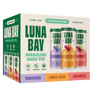 Luna Bay Kombucha Sparkling Hard Tea Variety