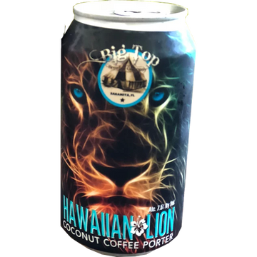 Big Top Hawaiian Lion Coconut Coffee Porter