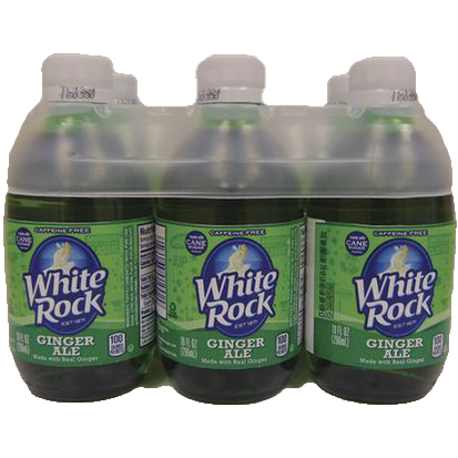 White Rock Ginger Ale 10oz 6pk Btl