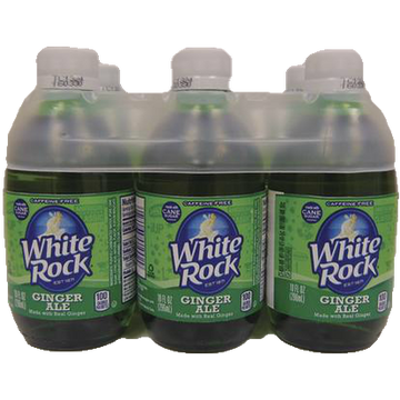 White Rock Ginger Ale 10oz 6pk Btls