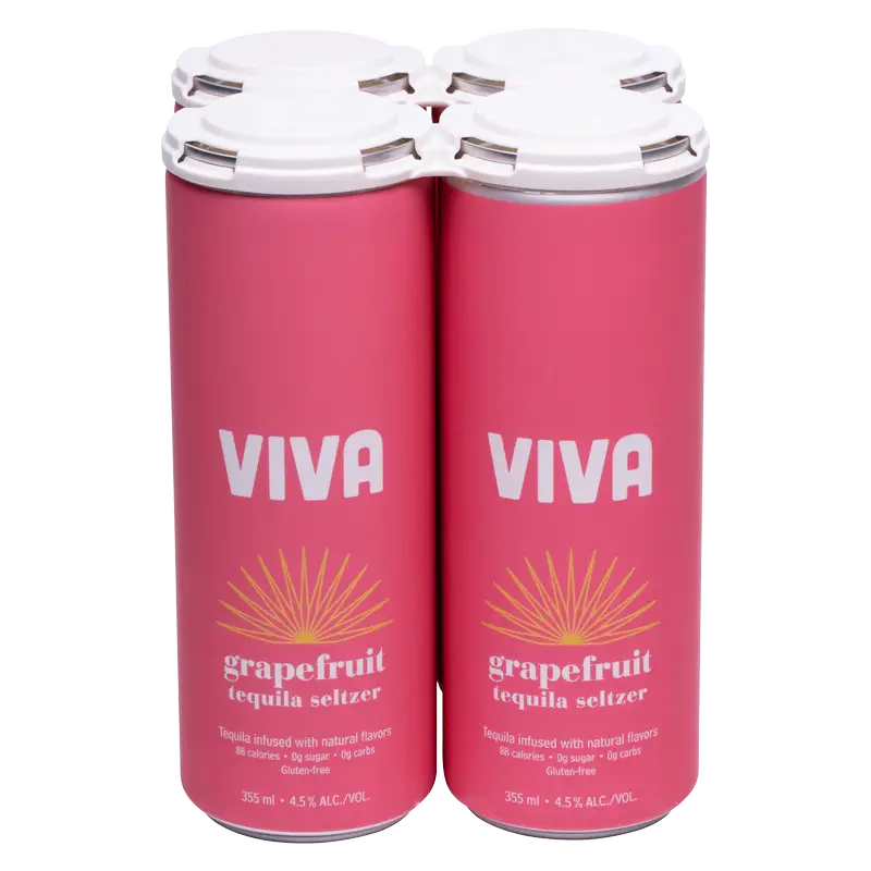 Viva Grapefruit Tequila Seltzer  Can