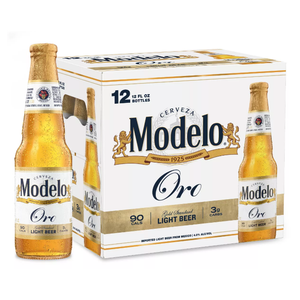 Modelo Oro Light Beer  12pk Btl