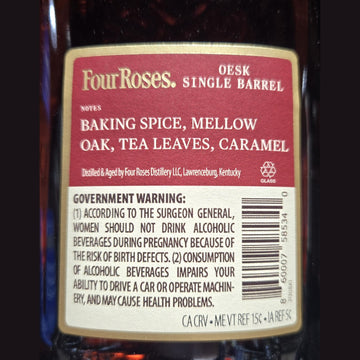 Four Roses Single Barrel OESK