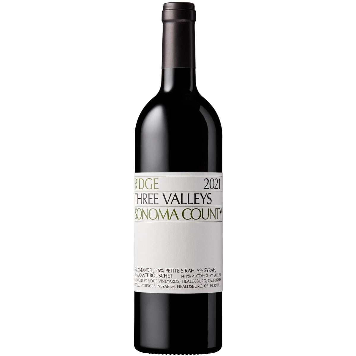 Ridge Three Valleys Sonoma Red