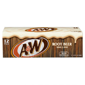 A&W Rootbeer 12oz 12pk Cns
