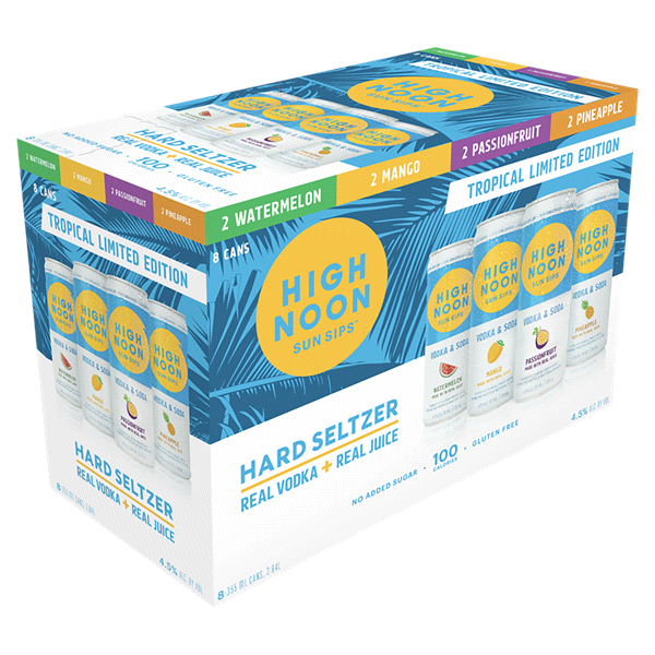 High Noon Hard Seltzer Tropical Variety 8pk 12oz Can