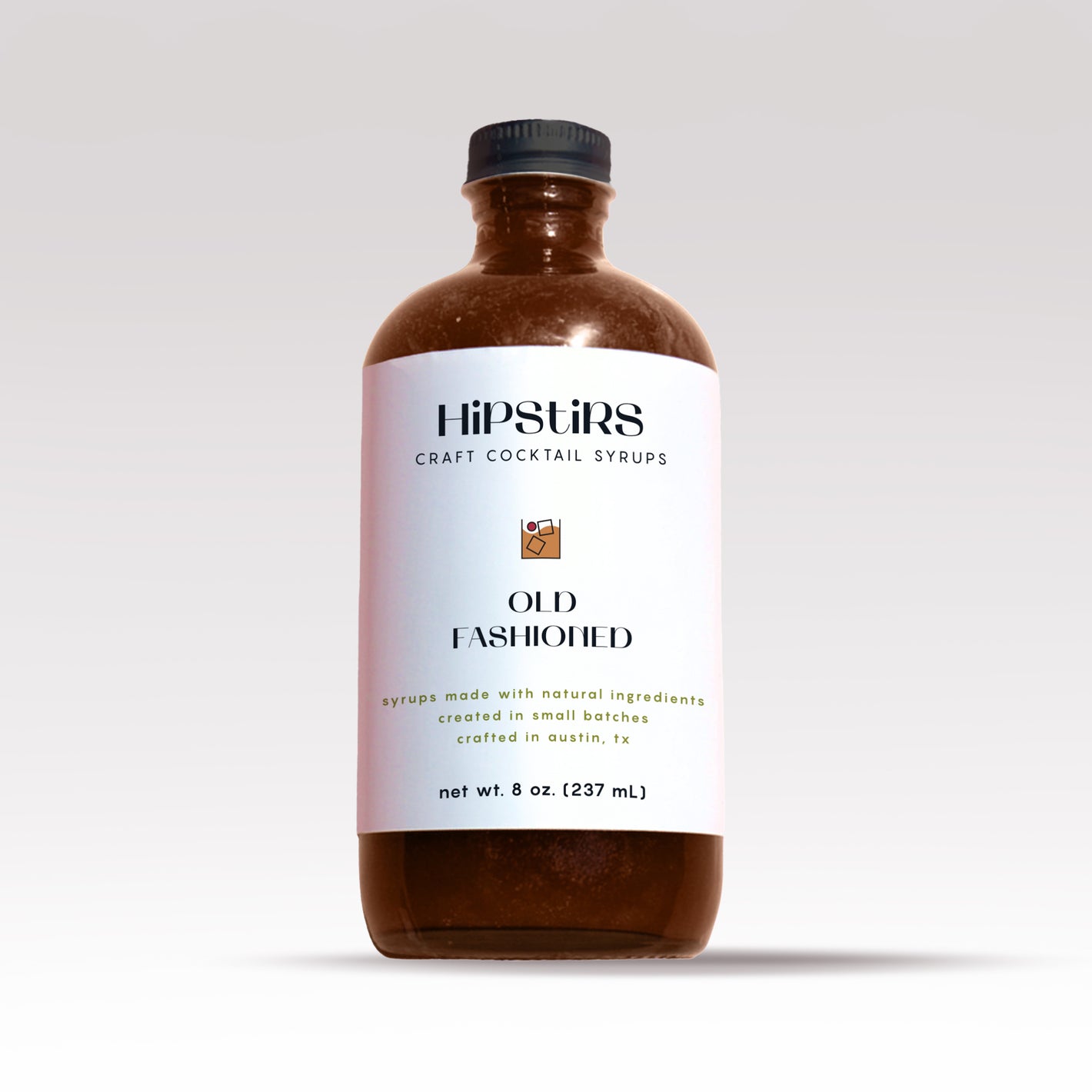 HipStirs Old Fashioned Cocktail Syrup