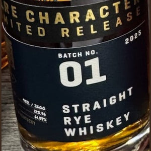 Rare Character Limited Release Batch No 1 Straight Rye