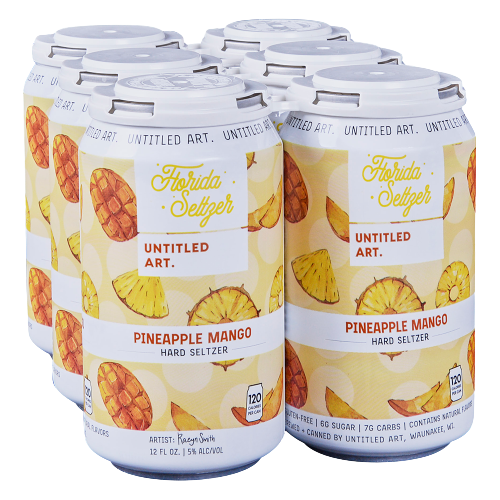 Untitled Art Florida Seltzer Mango Pineapple  6pk Cn